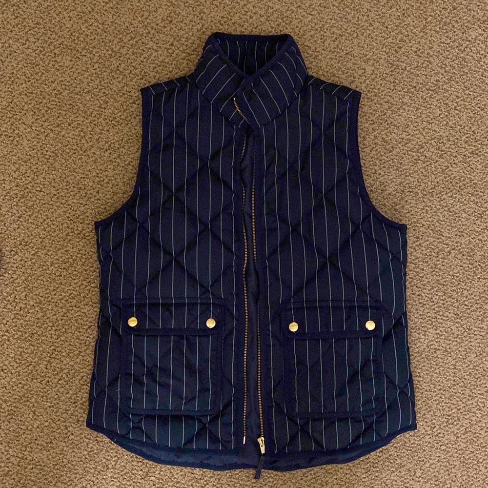 J. Crew quilted down vest